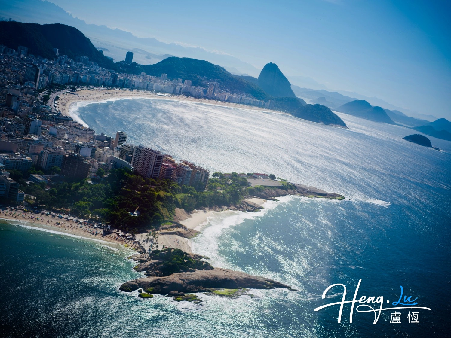 Rio De Janeiro Copacabana Aerial