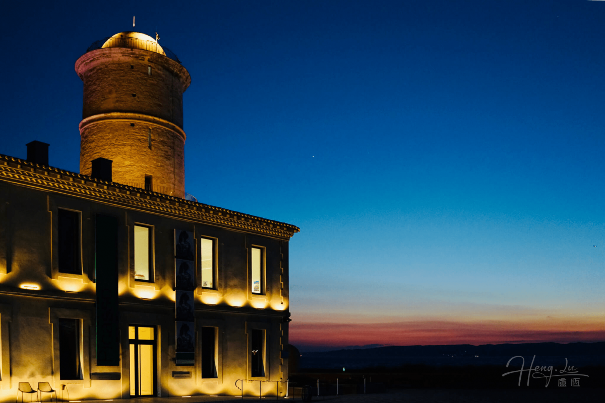 Lovely sunset in Marseille