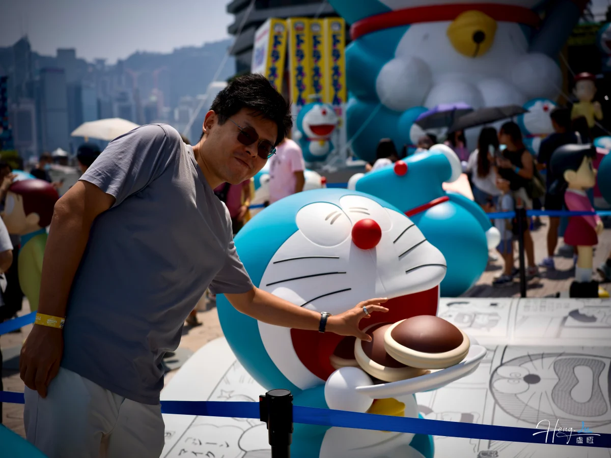 Un encuentro con un personaje de dibujos animados