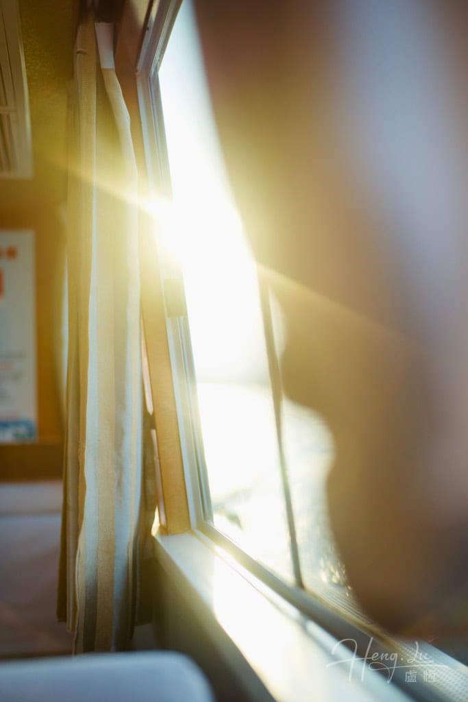 Bright Sunlight Shining Through Window