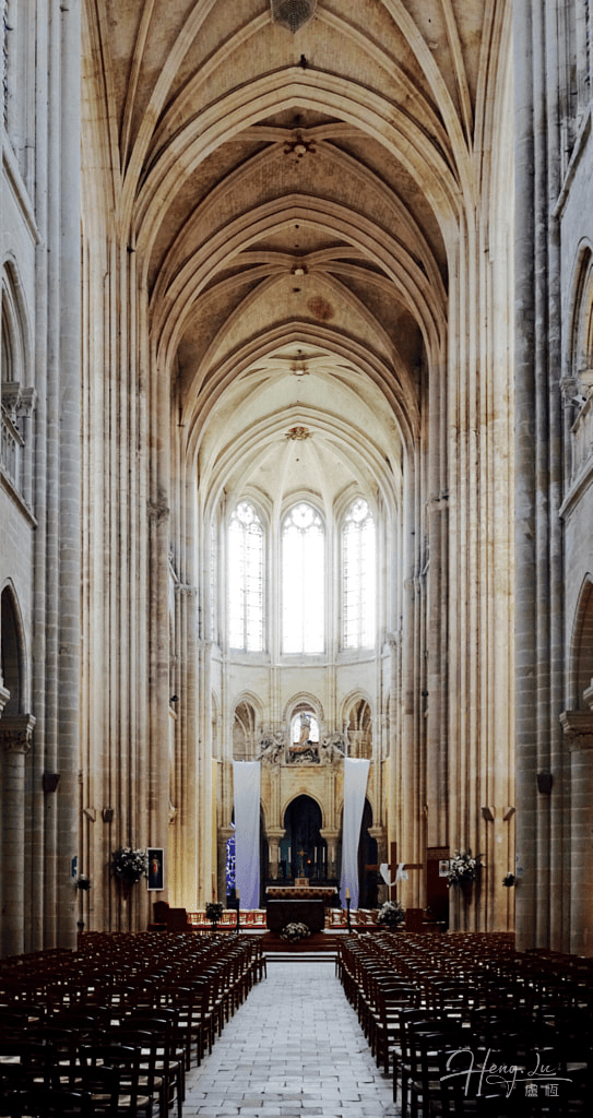 Interior View Of Gothic Cathedral