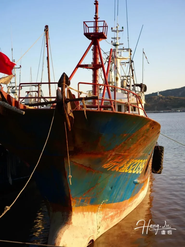 The Old Boat A-rusty-fishing-boat-moored-at-a-dock