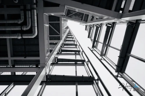 modern-architecture-steel-structure-upward-perspective